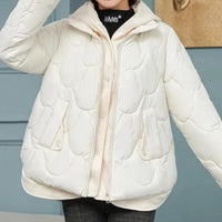 Stylische Damen-Pufferjacke - Emlin in Weiß