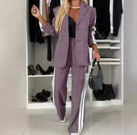 Elegantes Blazer-Set für Frauen - Emme in Mauve