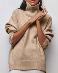 Dorothy | Rollkragenpullover in Khaki