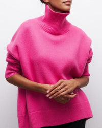 Dorothy | Rollkragenpullover in Rosa
