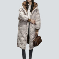Tirryl - Long Insulated Jacke für Frauen in Beige