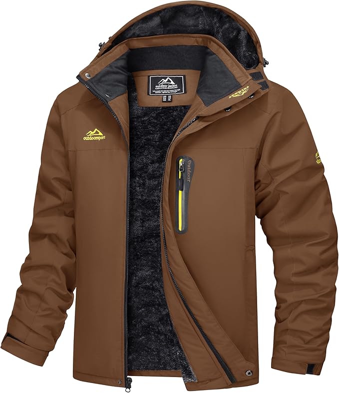 Elide | Wasserdichte Outdoorjacke mit Fleecefutter