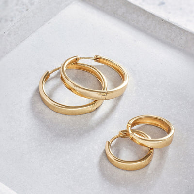 Gold Gia Hoop Earrings