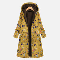 Stylische warme Jacke für Frauen - Eliz in Gelb
