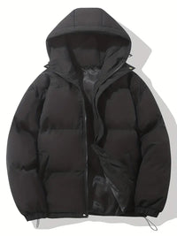 Aniyah | Winterjacke mit Kapuze und Reißverschluss in Schwarz