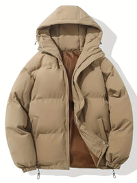 Aniyah | Winterjacke mit Kapuze und Reißverschluss in Khaki