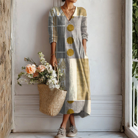 Emily | Bohemian Kleid in Mehrfarbig