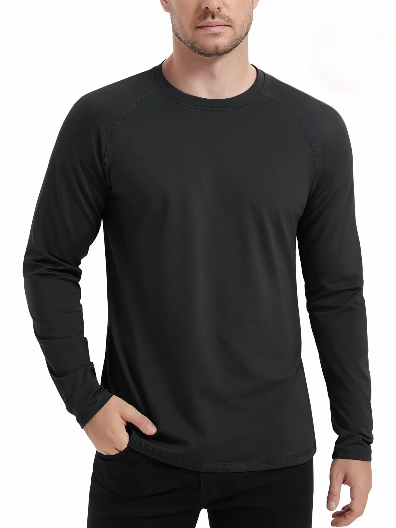 Teraxo | Atmungsaktives Langarmshirt für Herren Winter