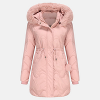 Elegante Schneejacke für Frauen - Katja in Rosa