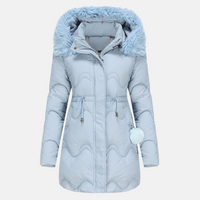 Elegante Schneejacke für Frauen - Katja in Blau