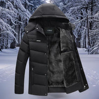 Warme Outdoor-Winterjacke - Falk in Schwarz
