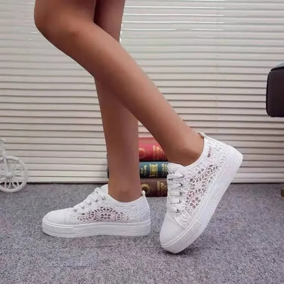 Roxana - Eleganz zu den lässigen Sneaker-Schuhen | Sneakers mit Schnürverschluss