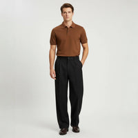 Christian | Herren Wide-Leg Oversized Arbeitshose in Schwarz