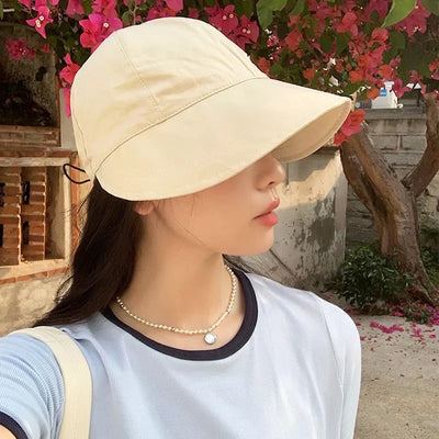 Tragbare, faltbare Sonnenschutzhüte mit breiter Krempe