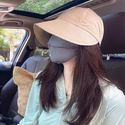 Tragbare, faltbare Sonnenschutzhüte mit breiter Krempe