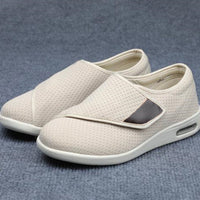 Flavie - Bequeme breite Diabetikerschuhe in Beige