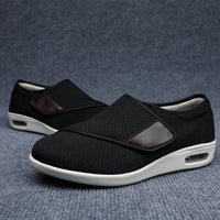 Flavie - Bequeme breite Diabetikerschuhe in Schwarz