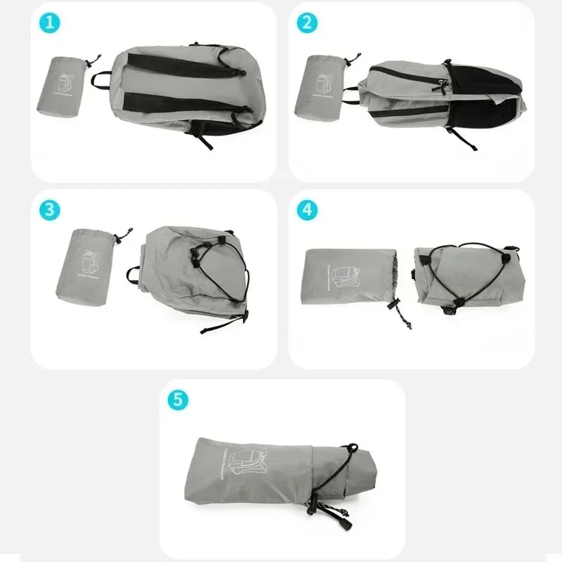 Flexo | Ultraleichter Faltbarer Rucksack für Reisen