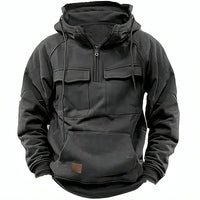 Herren Outdoor-Kapuzenpullover - Francis in Grau
