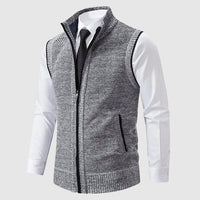 Louis | Elegante Herren-Strickweste in Grau