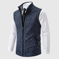 Louis | Elegante Herren-Strickweste in Blau