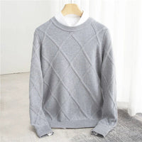 Premium Kaschmirpullover - Francois in Grau