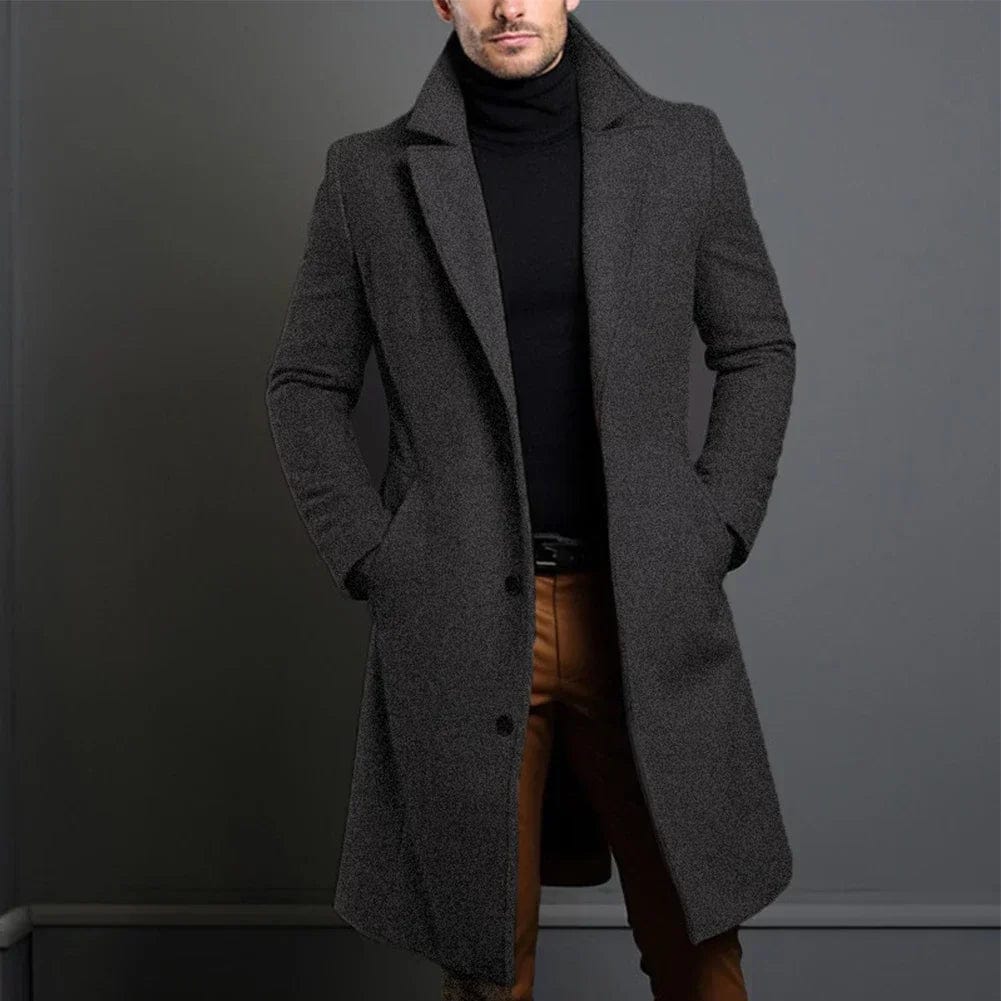 Franz | Eleganter Wollmantel für Herren Winter