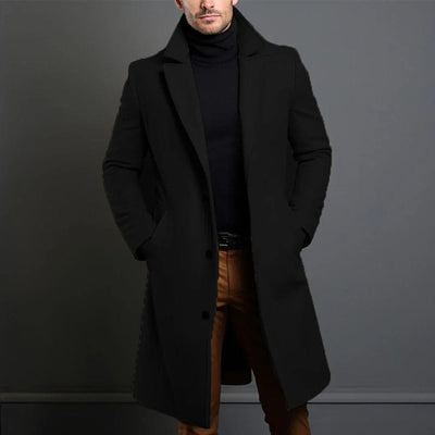 Franz | Eleganter Wollmantel für Herren Winter