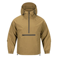 Luca | Funktionale Softshell Jacke mit Kapuze in Braun