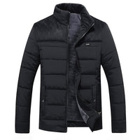 Mathias | Funktionale Winter Steppjacke in Schwarz