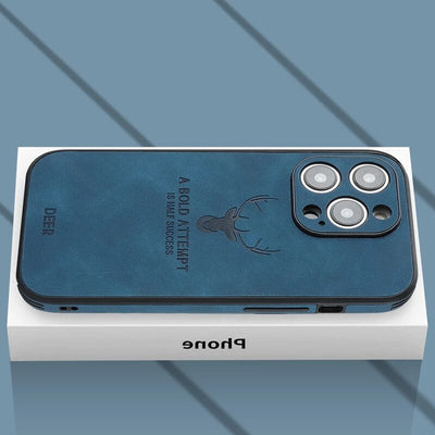 Luxe Hirschleder iPhone Hülle - Veltro