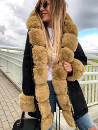 Eleganter Wintermantel - Gabi in Khaki