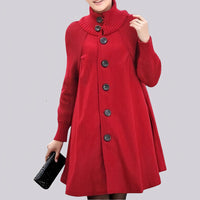 Eleganter Damen-Trenchcoat - Gerta in Rot