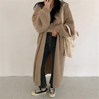 Kuschelige Strickjacke für Frauen - Kirsten in Braun