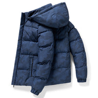 Gail - Herren Camo Cargo Jacke in Blau