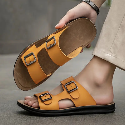 Gaspard- Bequeme und Stilvolle Vegan Ledersandalen für Herren