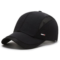 AireFlow - Atmungsaktive Mesh-Sportcap in Schwarz