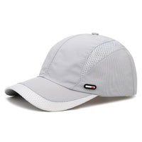AireFlow - Atmungsaktive Mesh-Sportcap in Grau