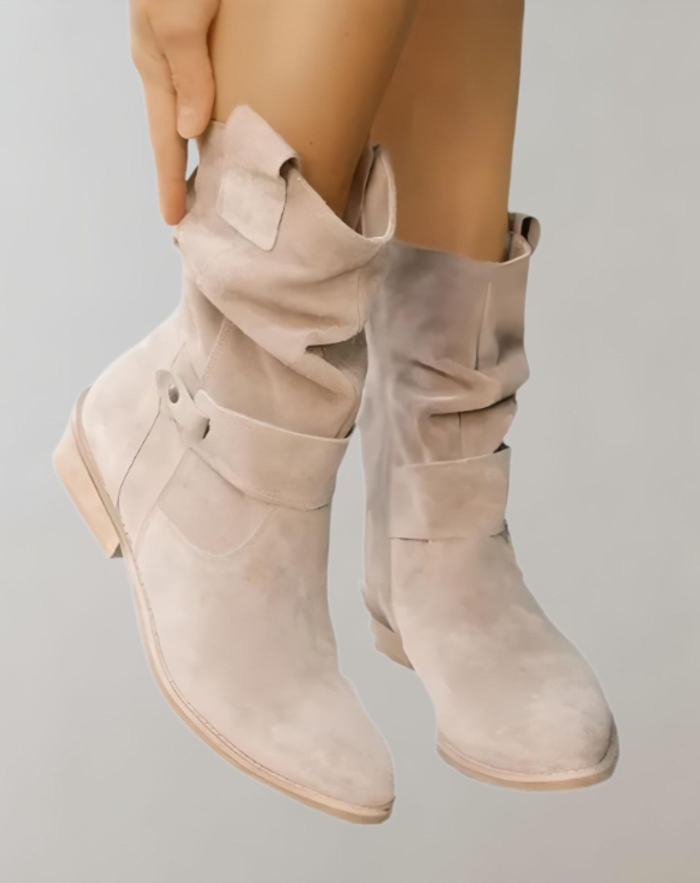 Grace - Hochgeschnittene Wildlederstiefel