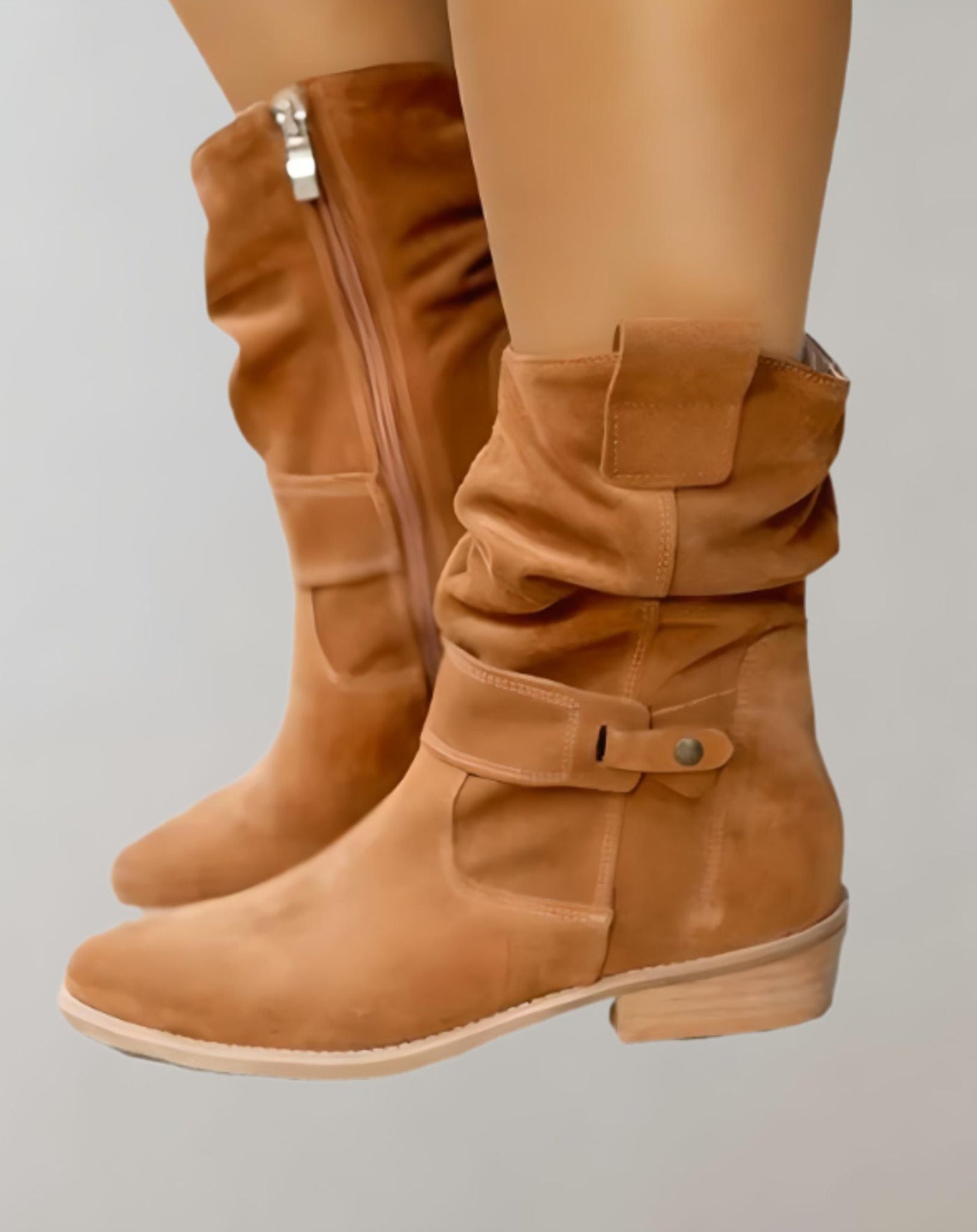 Grace - Hochgeschnittene Wildlederstiefel