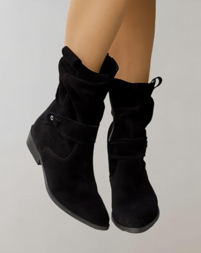 Grace - Hochgeschnittene Wildlederstiefel