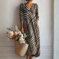 Grace | Zeitloses Vintage Kleid in Mehrfarbig