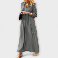 Hannalore - Bequemes Maxikleid in Grau