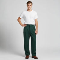 Christian | Herren Wide-Leg Oversized Arbeitshose in Grün