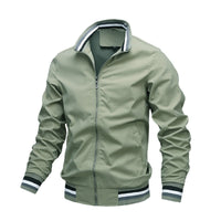Herren Übergangsjacke Bomberstil | Lässiger Look in Grün