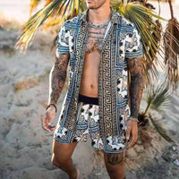 Kian - Hawaii Bekleidungsset - Sommer Chic in Hellblau