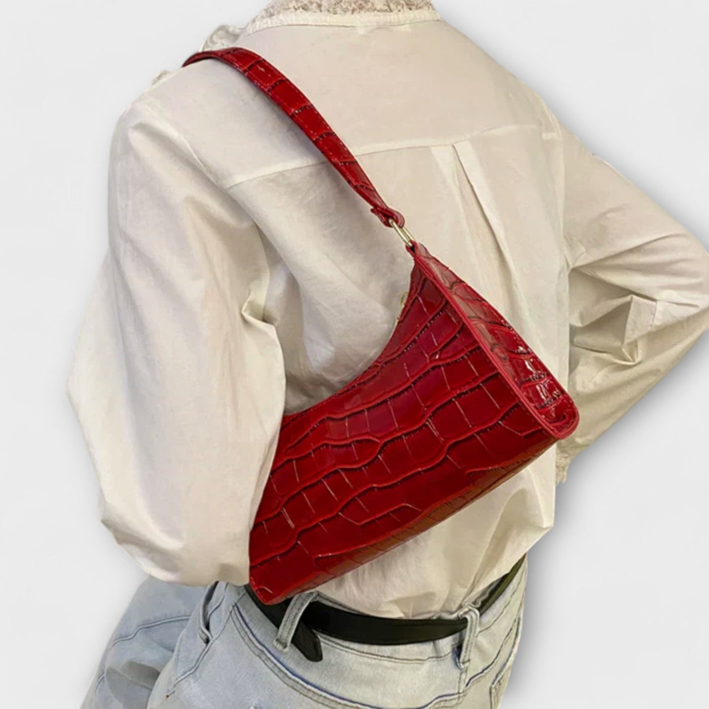 Brava - Glänzende Ledertasche