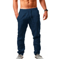 Lukas - Sommerstile Haremshosen in Marineblau