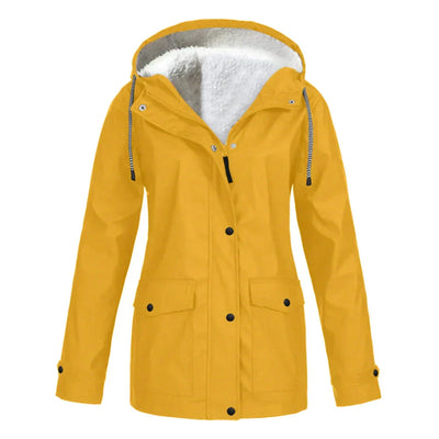 Regenjacke Damen Warm Gefüttert | Winddicht & Elegant