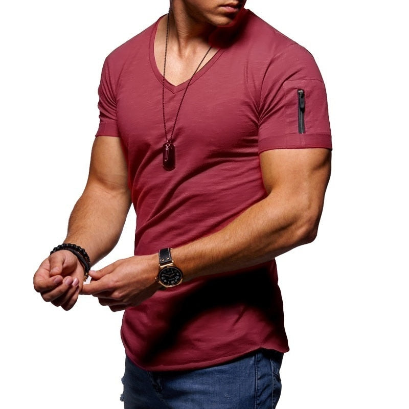 Herren V-Ausschnitt Sportshirt – Mailand